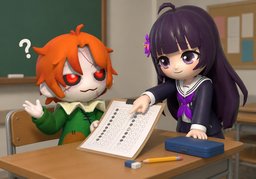 ~ is multiple choice.のイラスト