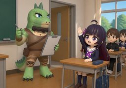 I'll take attendance.のイラスト