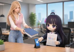 Could you summarize ~?のイラスト