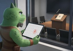 They'll announce ~.のイラスト