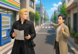 Can you help me ~?のイラスト