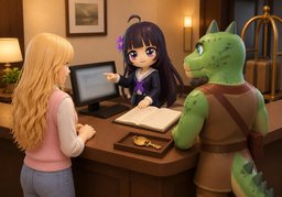 Do we have ~?のイラスト