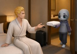 Can I have ~?のイラスト