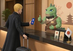 Could you speak ~?のイラスト