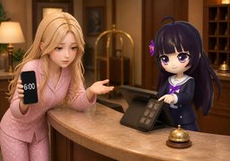 I'd like you to ~.のイラスト