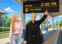 What time do you ~?のイラスト