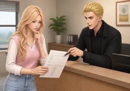Let me explain.のイラスト