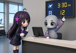 I'd like to confirm ~.のイラスト