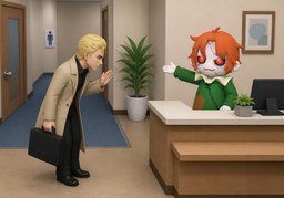 Where is ~?のイラスト
