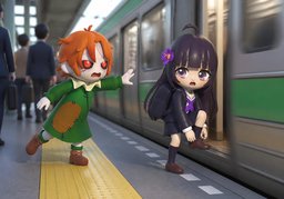 Come on.のイラスト