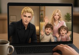 How's your family?のイラスト
