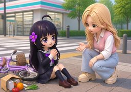 I'm injured.のイラスト