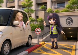No parking.のイラスト