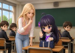 Shh.のイラスト