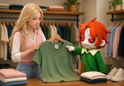 What size is ~?のイラスト