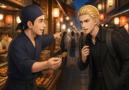 You should try ~.のイラスト