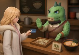 Can I pay by card?のイラスト