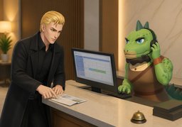 Confirm the details.のイラスト