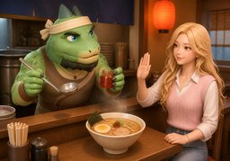 Not too spicy, please.のイラスト