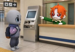 ticket machineのイラスト