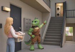 laundry roomのイラスト