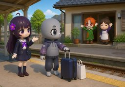 Where do you go on ~?のイラスト