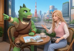 Come visit ~.のイラスト