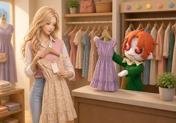 Do you have this in another size?のイラスト