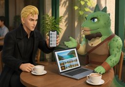 Do you subscribe to ~?のイラスト