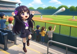 It's outta here!のイラスト