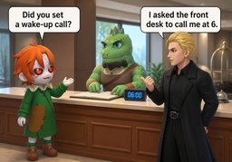 Did you set ~?のイラスト