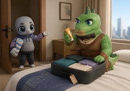 That reminds me.のイラスト