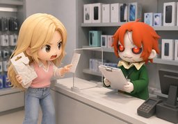 ~ isn't fair.のイラスト