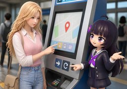 One ticket to ~.のイラスト