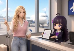 Could I change my seat?のイラスト