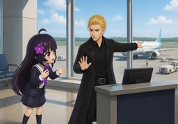 ~ has been delayed.のイラスト