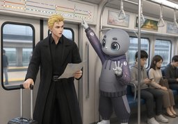 How many stops until ~?のイラスト