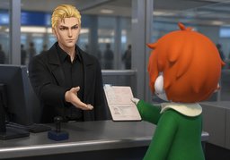 immigration documentのイラスト