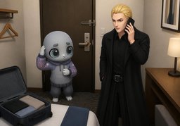get off on the wrong footのイラスト