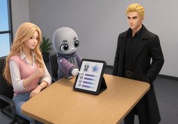 ~ is right on the money.のイラスト