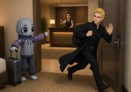 Can you run to ~ and get ~?のイラスト