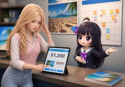 Why does it have to be ~?のイラスト