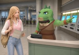 Where can I buy a ticket to ~?のイラスト
