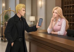 I'm afraid I don't get your meaning.のイラスト
