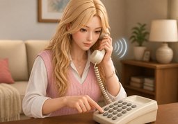 ~ press ~ to ~.のイラスト