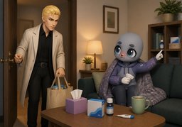 Do you want anything?のイラスト