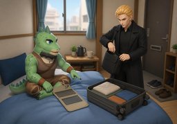 It's a bother if ~.のイラスト