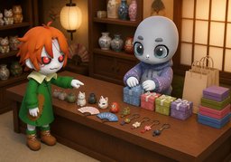Could you wrap each ~ individually?のイラスト
