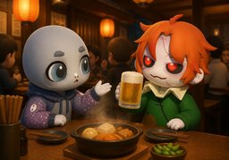 Do you ever go drinking with ~?のイラスト