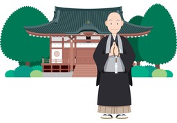 寺庙のイラスト